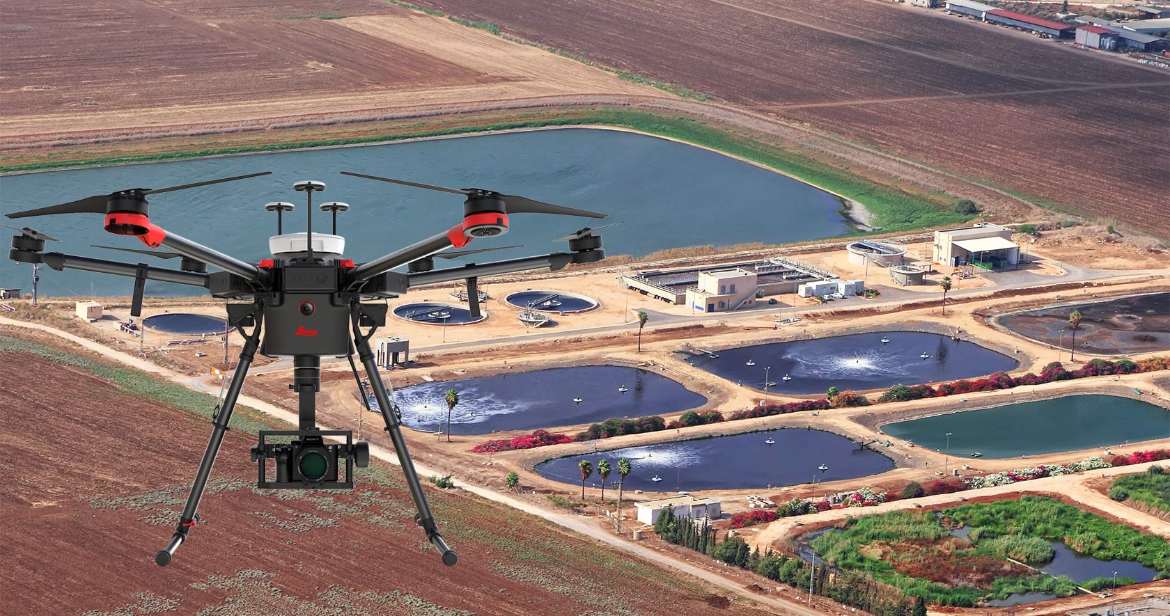 Win het natuurlijk landschap in